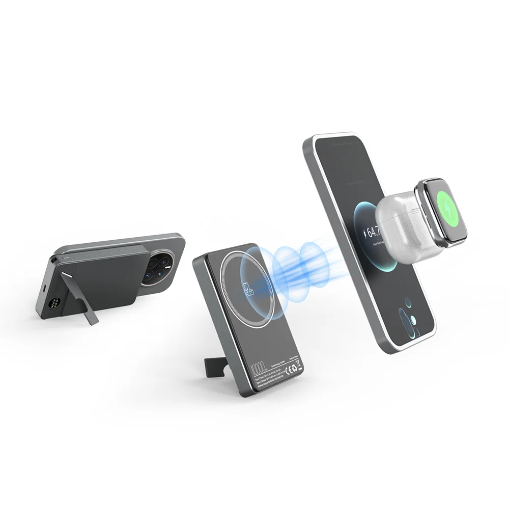 Kilyos 10.000 mAh Magsafe & Wıreless Standlı Powerbank – görsel 5